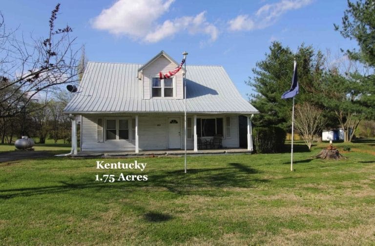 Under 75K Thursday Kentucky Farm House For Sale on 1.75 Acres Under