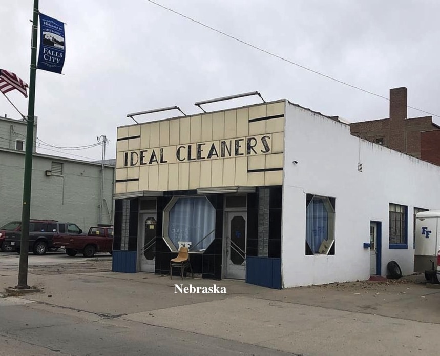 art deco commercial building