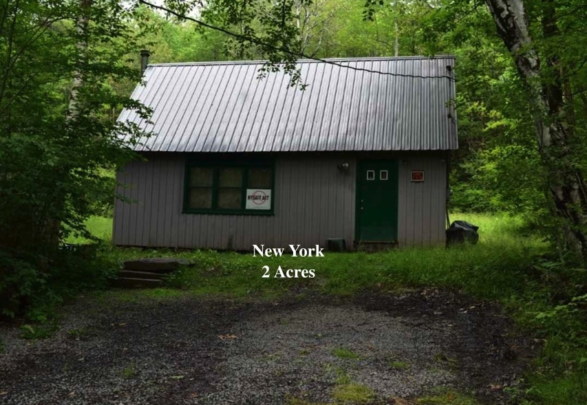 Sold Circa 1980 Schoharie Co., New York Cabin For Sale on 2 Acres 35K