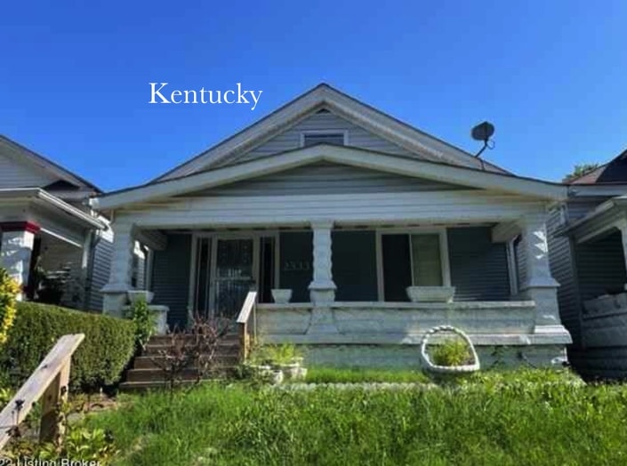 Circa 1920 Handyman Special Bungalow in Louisville, KY 50K Pending