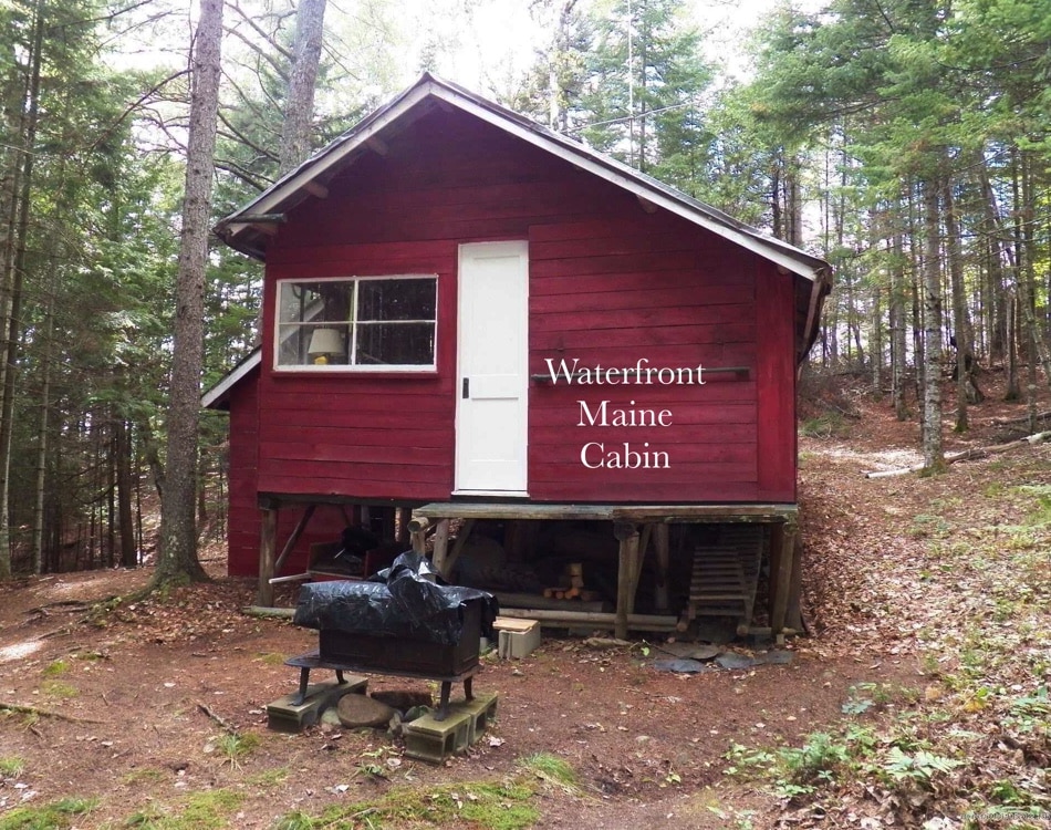 waterfront Maine cabin