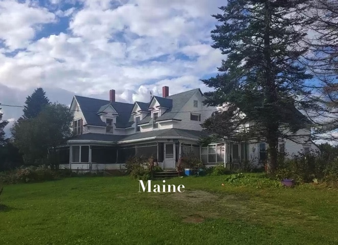 Maine farmhouse for sale