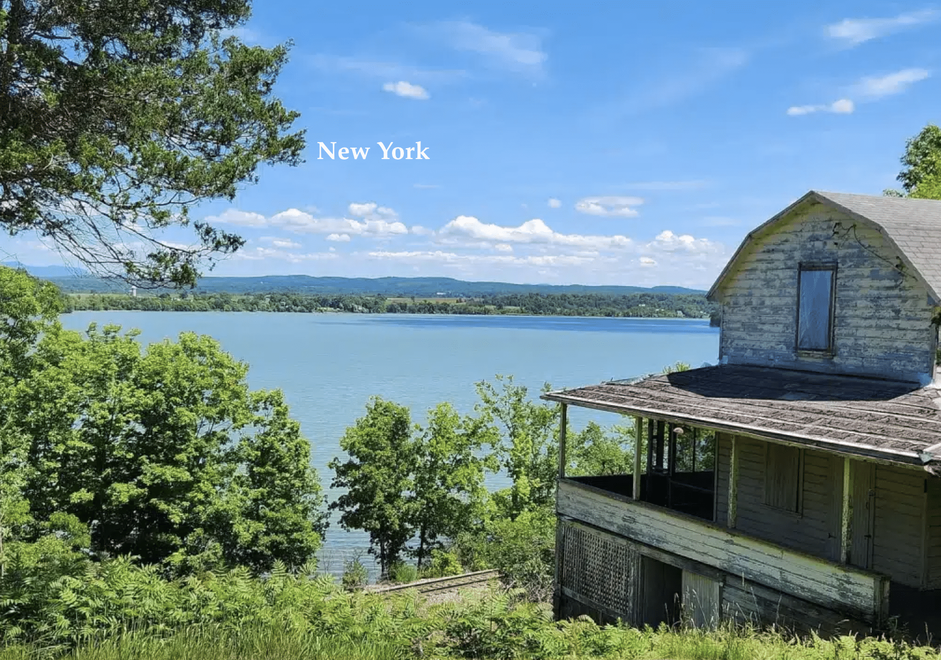 Cheapish Circa 1929 New York Lake View Fixer Upper $115K