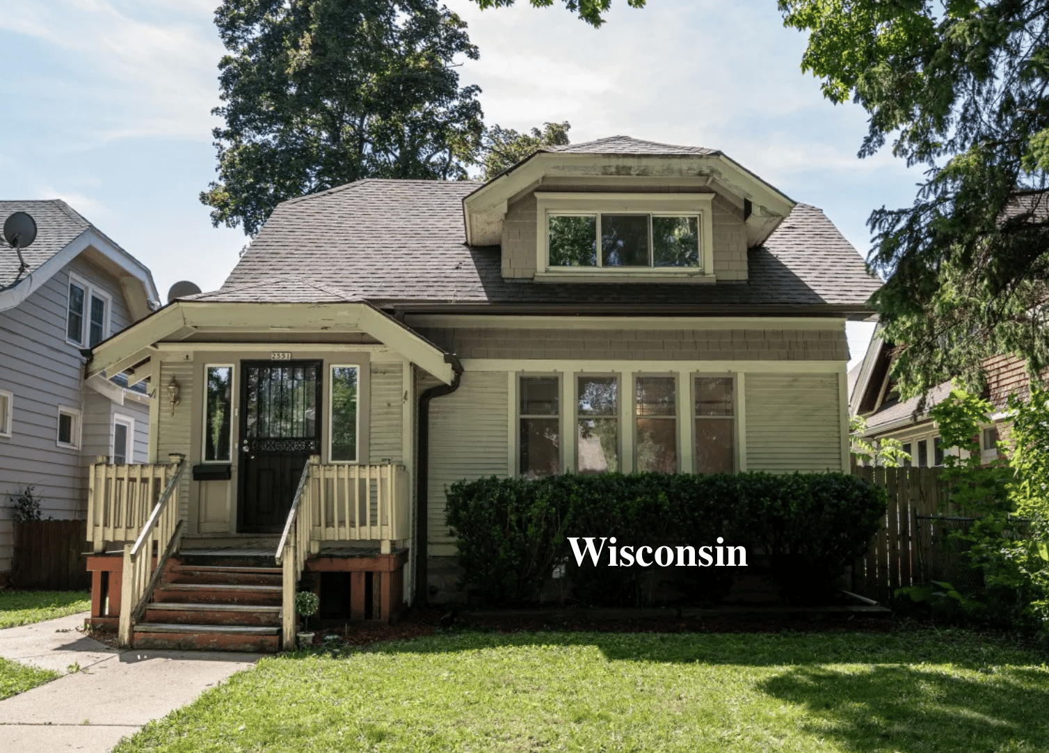 Cheapish Circa 1922 Wisconsin Craftsman Home For Sale 110K