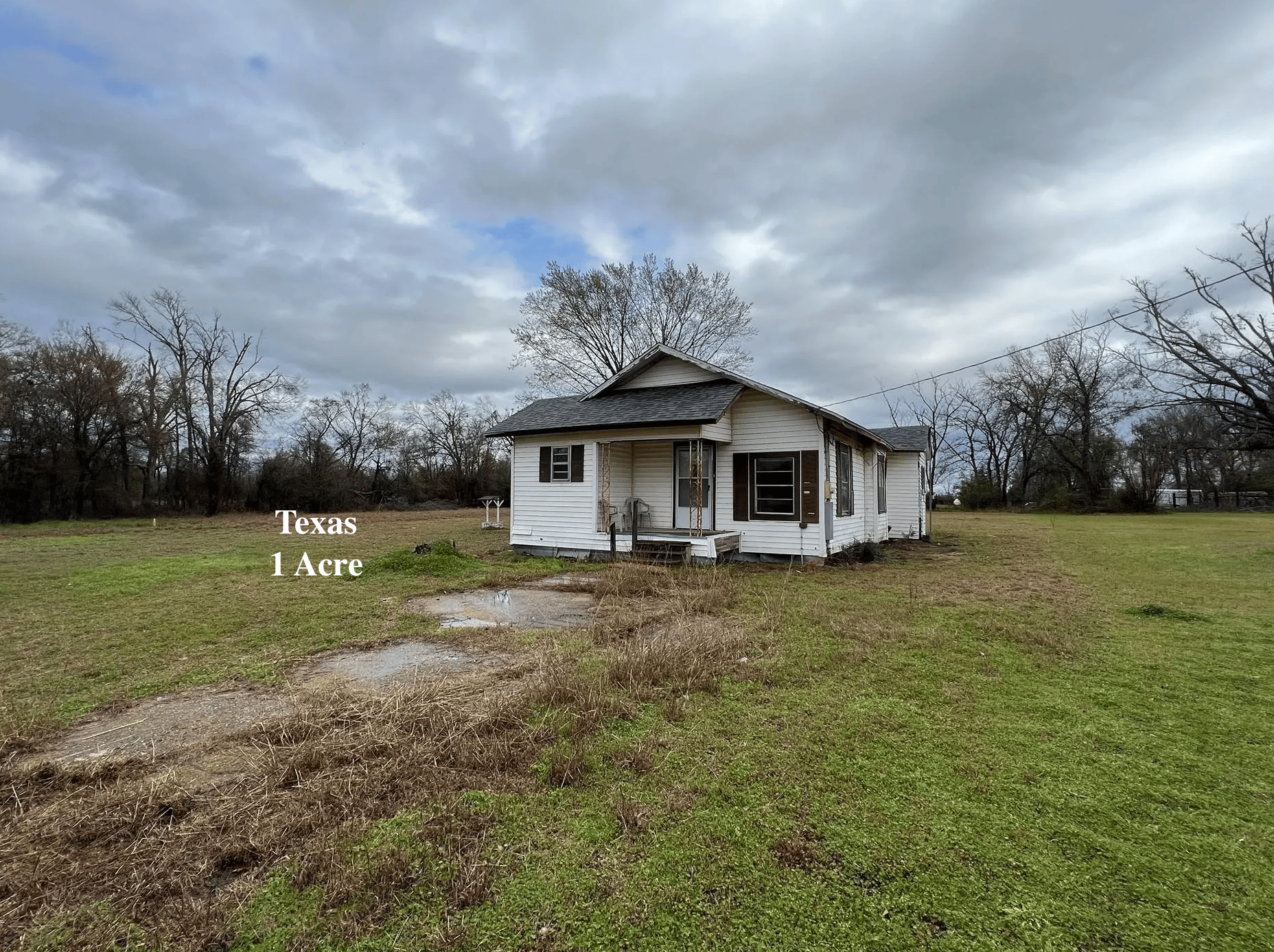 Circa 1951 Texas Handyman Special on 1 Acre Under $50K