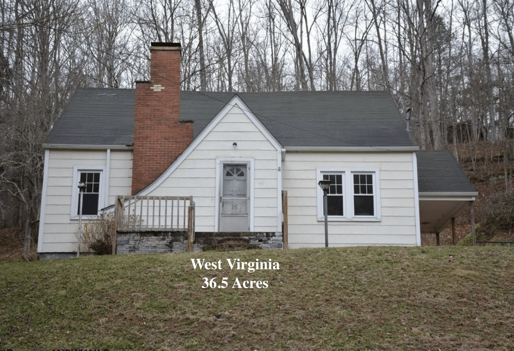 Cheapish Circa 1945 West Virginia Country Home on 36.5 Acres Under 100K