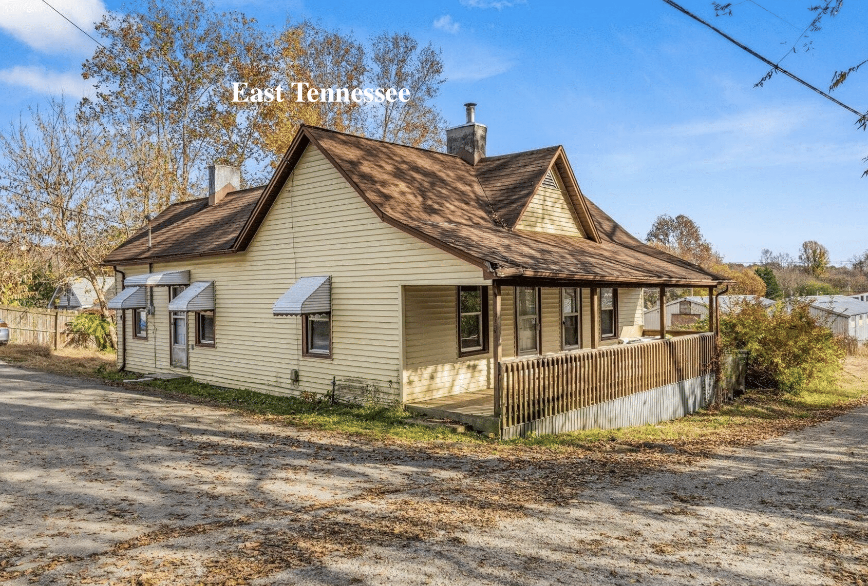 A circa 1930 affordable home in East Tennessee
