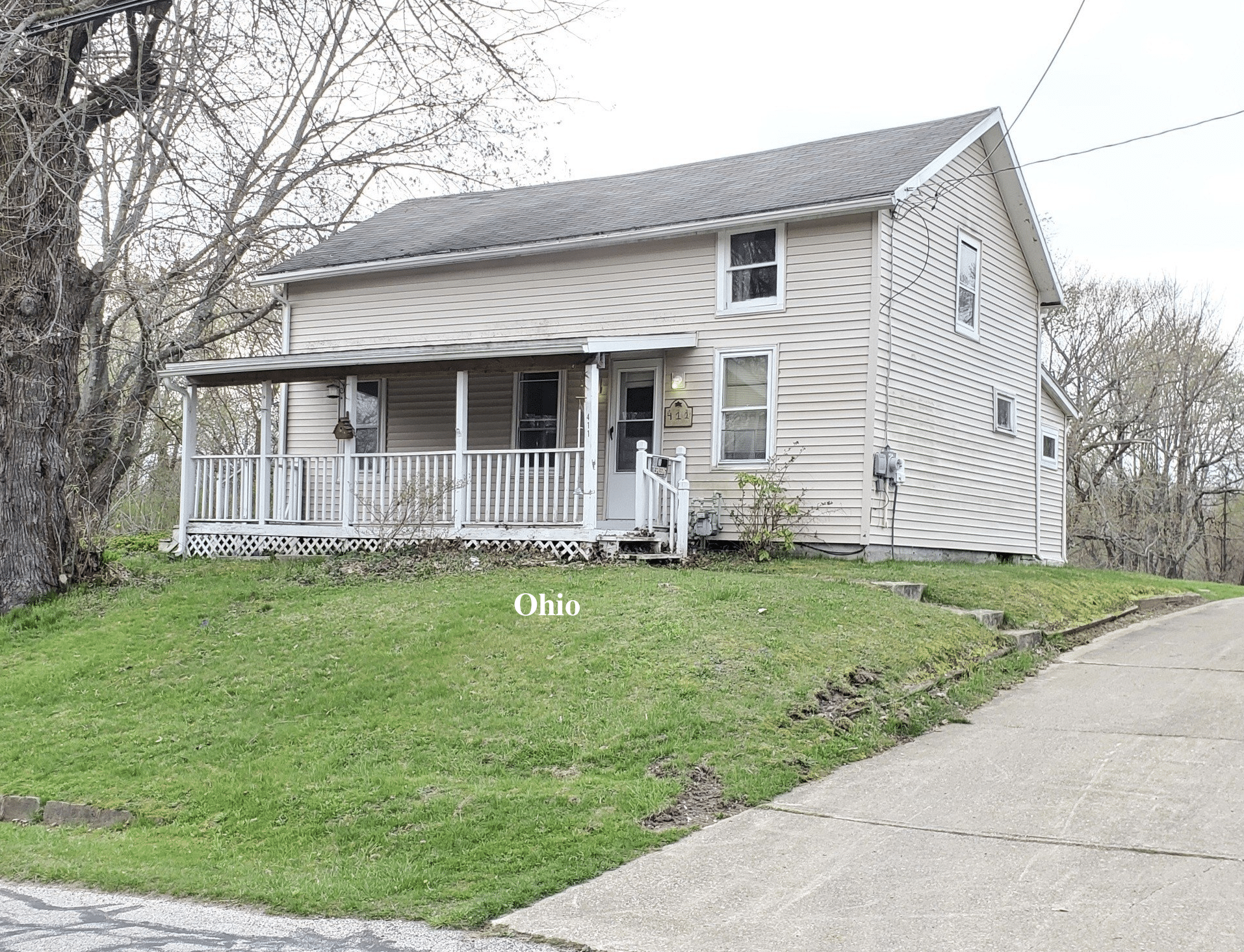 Circa 1920 Ohio Fixer Upper on a Half Acre Under 55K