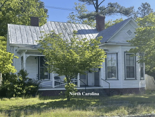 North Carolina fixer upper Victorian cottage