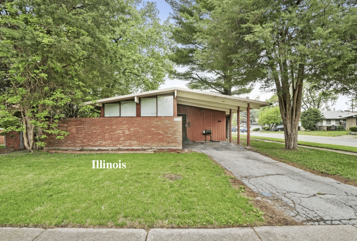 mid-century modern home for sale