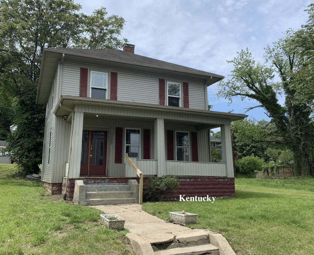 Circa 1935 Kentucky Foursquare $53K