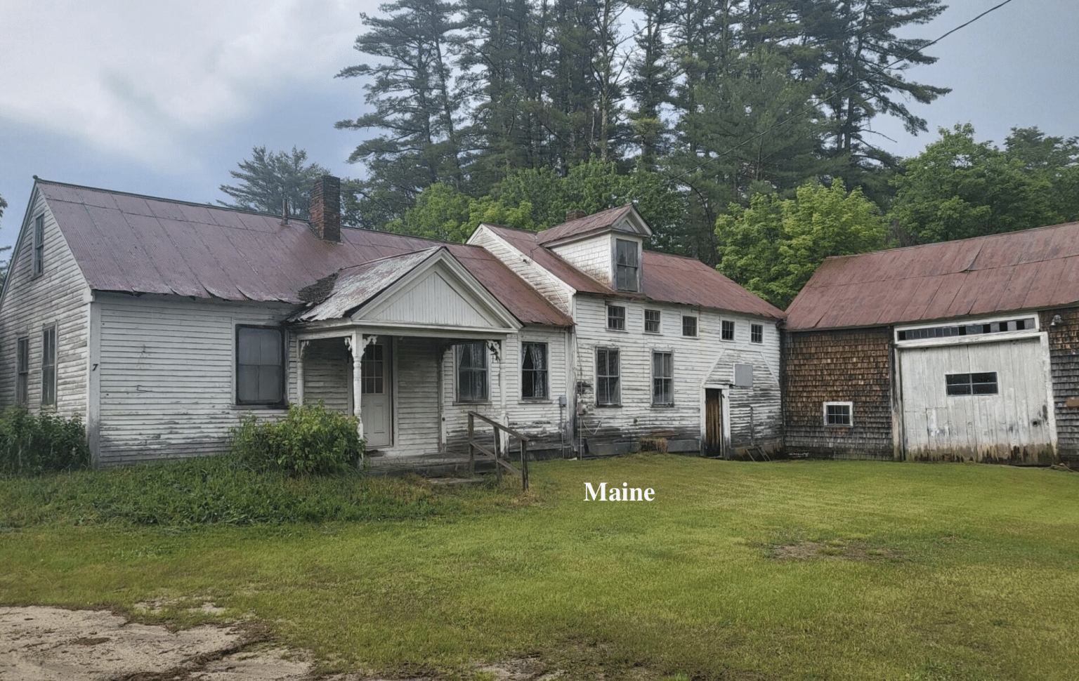 1800s Fixer Upper Maine Farmhouse on 1.32 Acres Under 50K Old Houses
