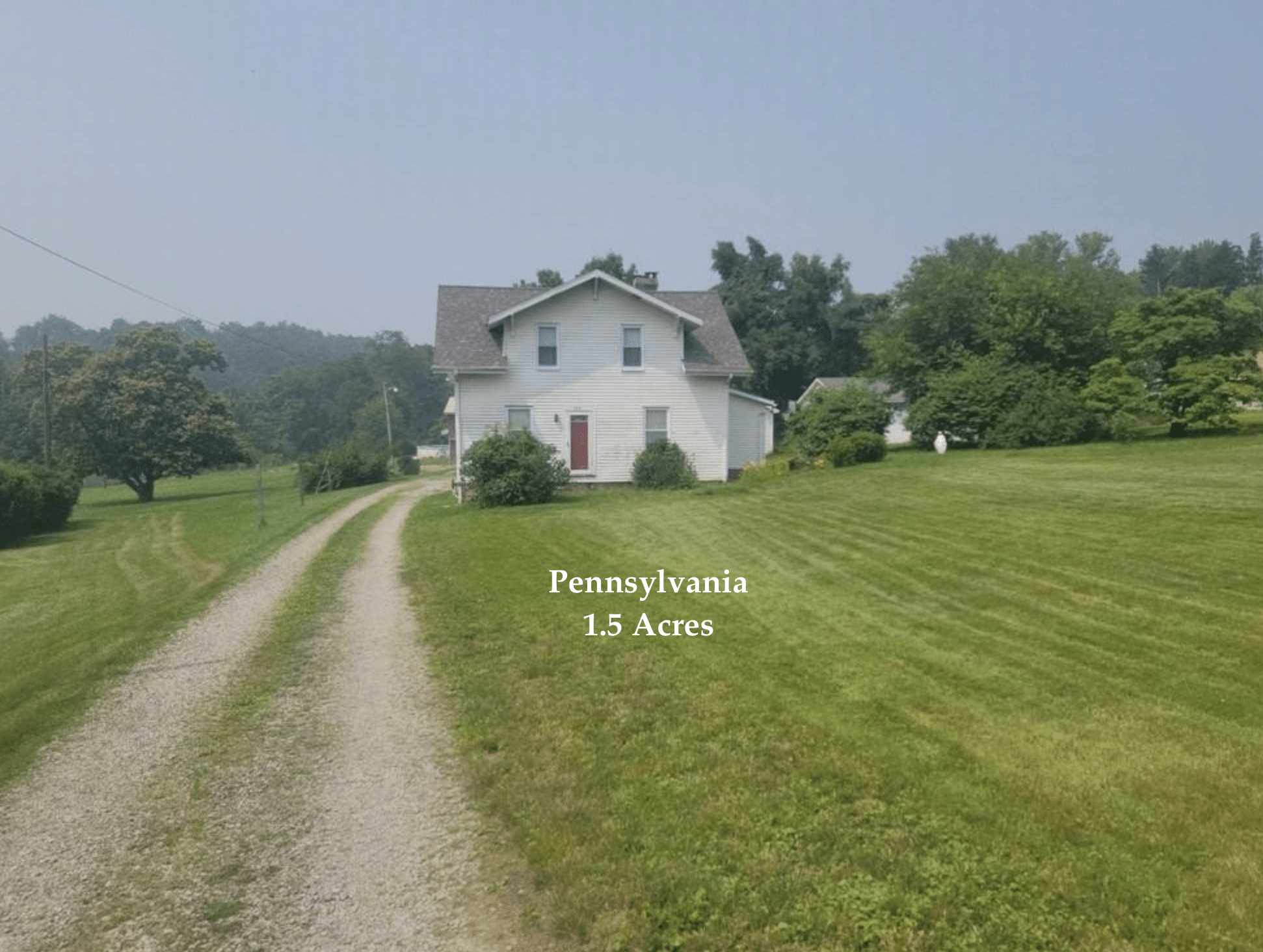 Under 100K Sunday Circa 1900 Pennsylvania Farmhouse For Sale on 1.5