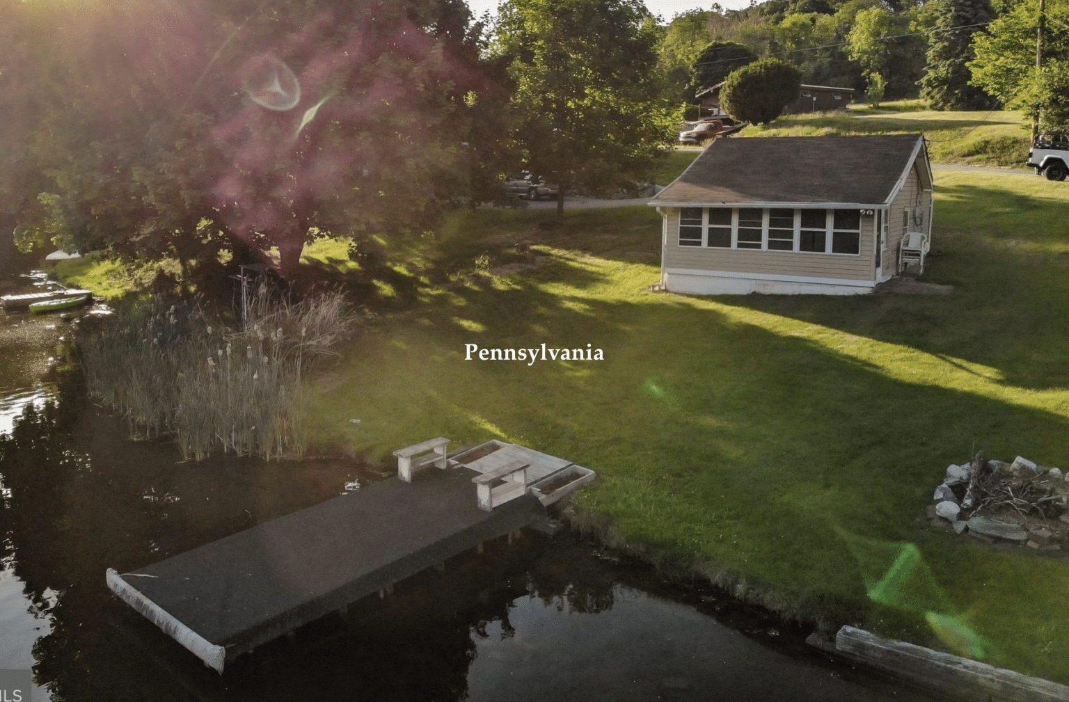 1962 Lakefront Cabin For Sale in Pennsylvania Under 50K Old Houses