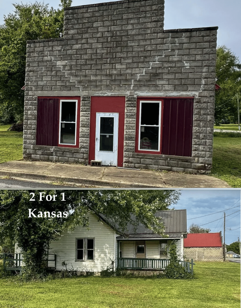 2 For 1 Kansas Fixer Uppers 40K Old Houses Under 50K