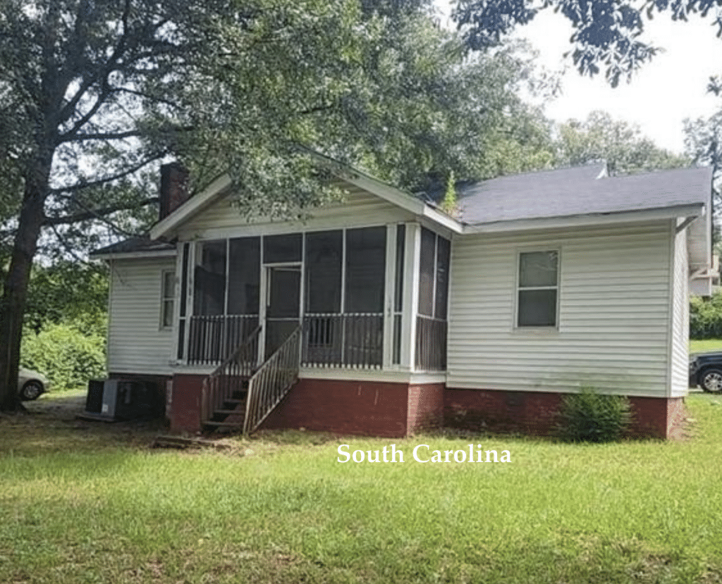 Circa 1944 South Carolina Fixer Upper 59K Old Houses Under 50K