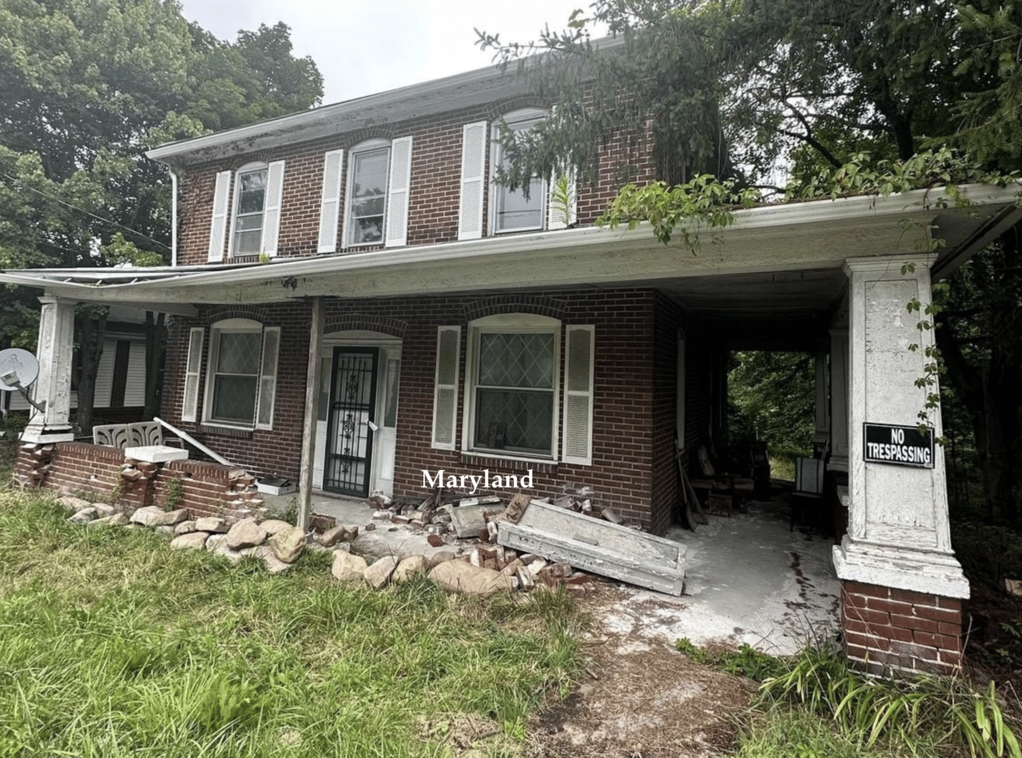 Sold Circa 1930 Cheap Fixer Upper House For Sale in Maryland Under 30K