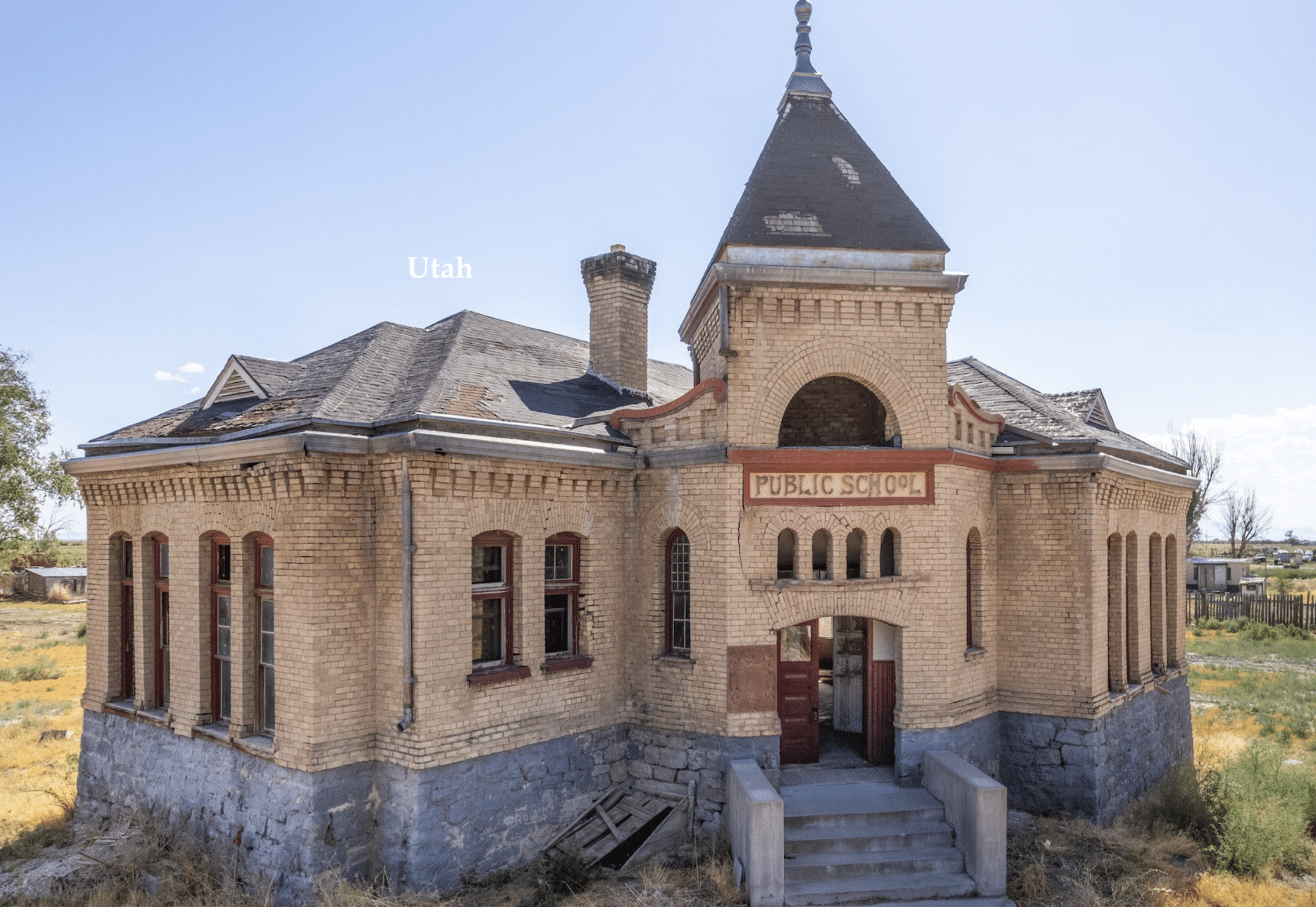 Save This Old c. 1895 Utah Fixer Upper Abandoned School For Sale on 1.
