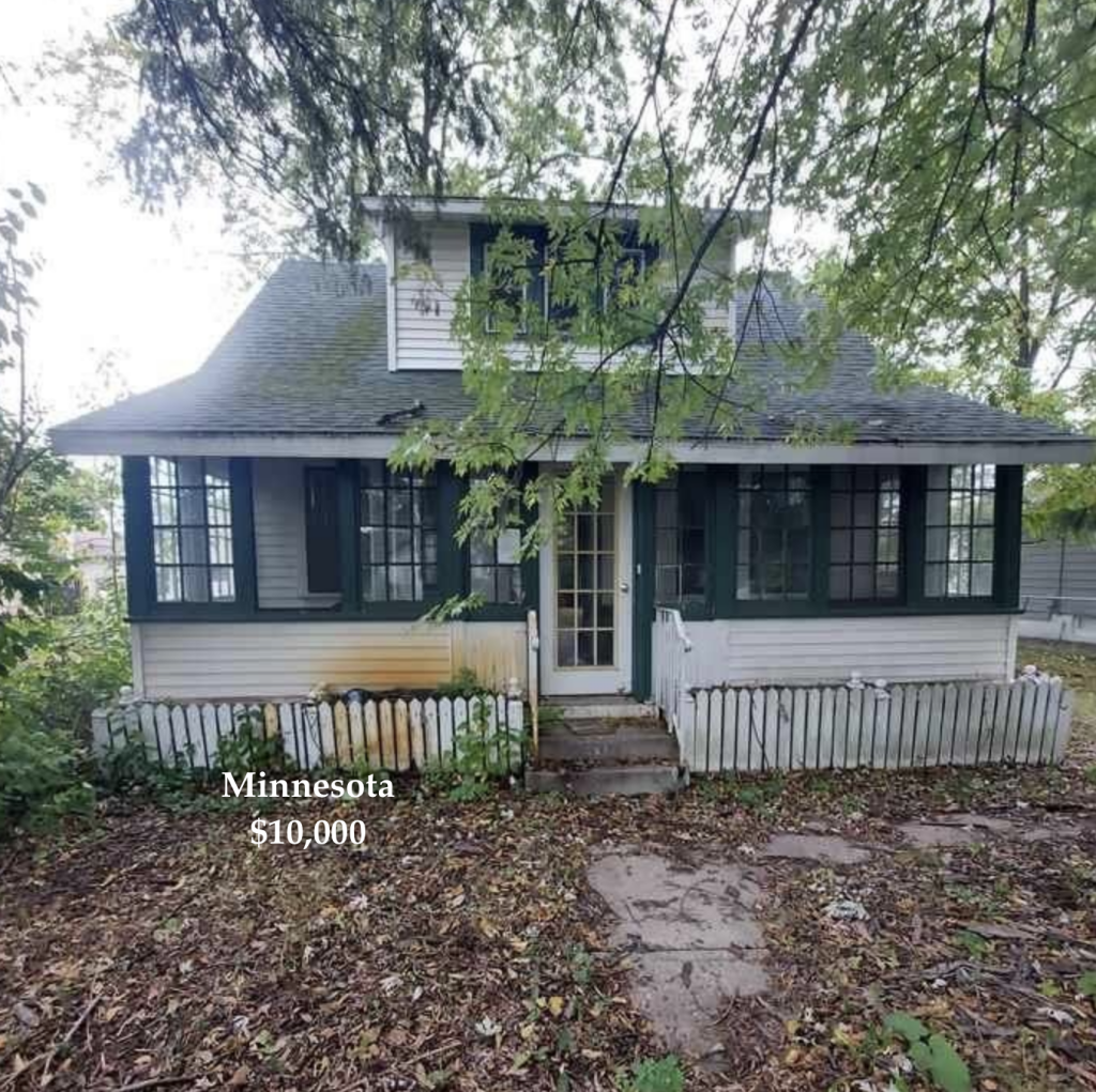 c.1920 10K Special Cheap House in Minnesota Sold Old Houses