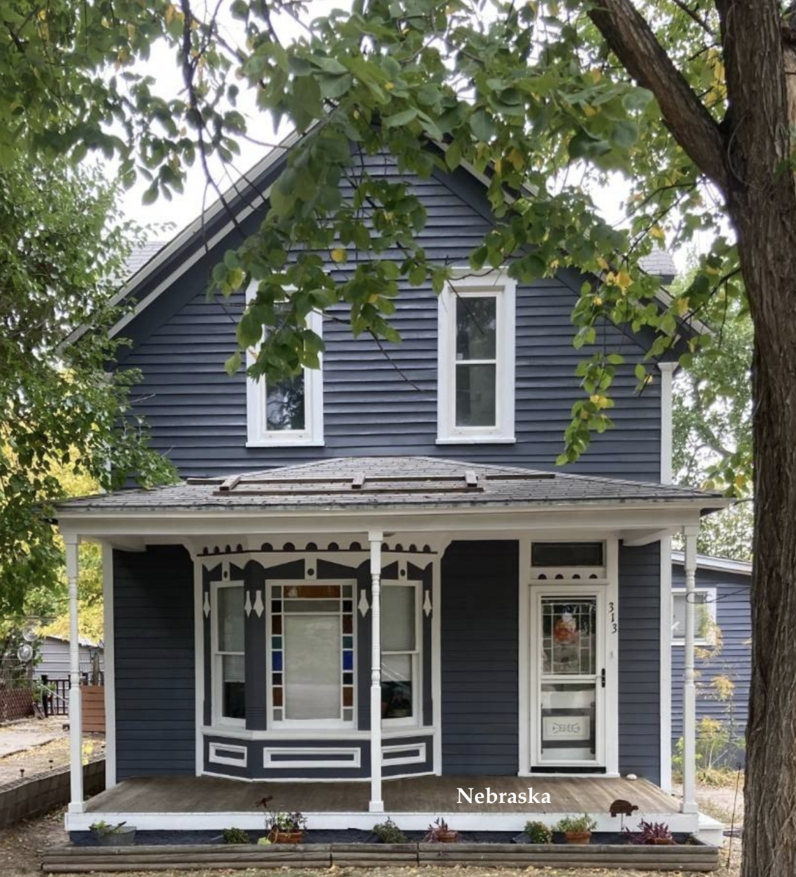 Nebraska folk victorian home