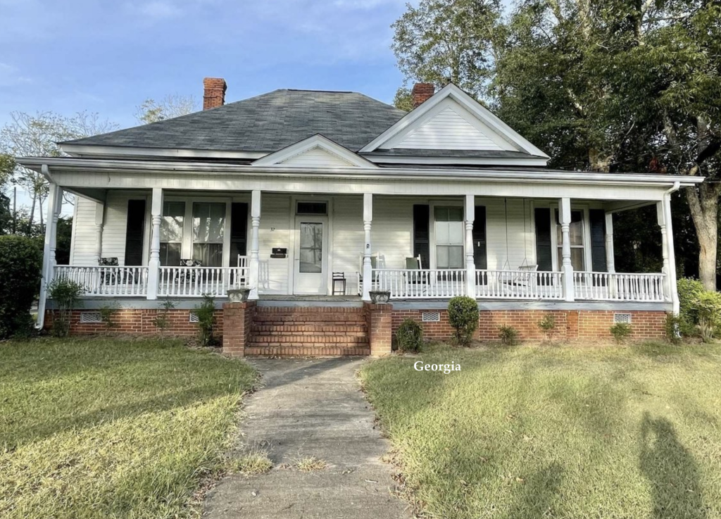 Georgia Rhoem Michigan c.1878 Georgia Home For Sale Under $179K