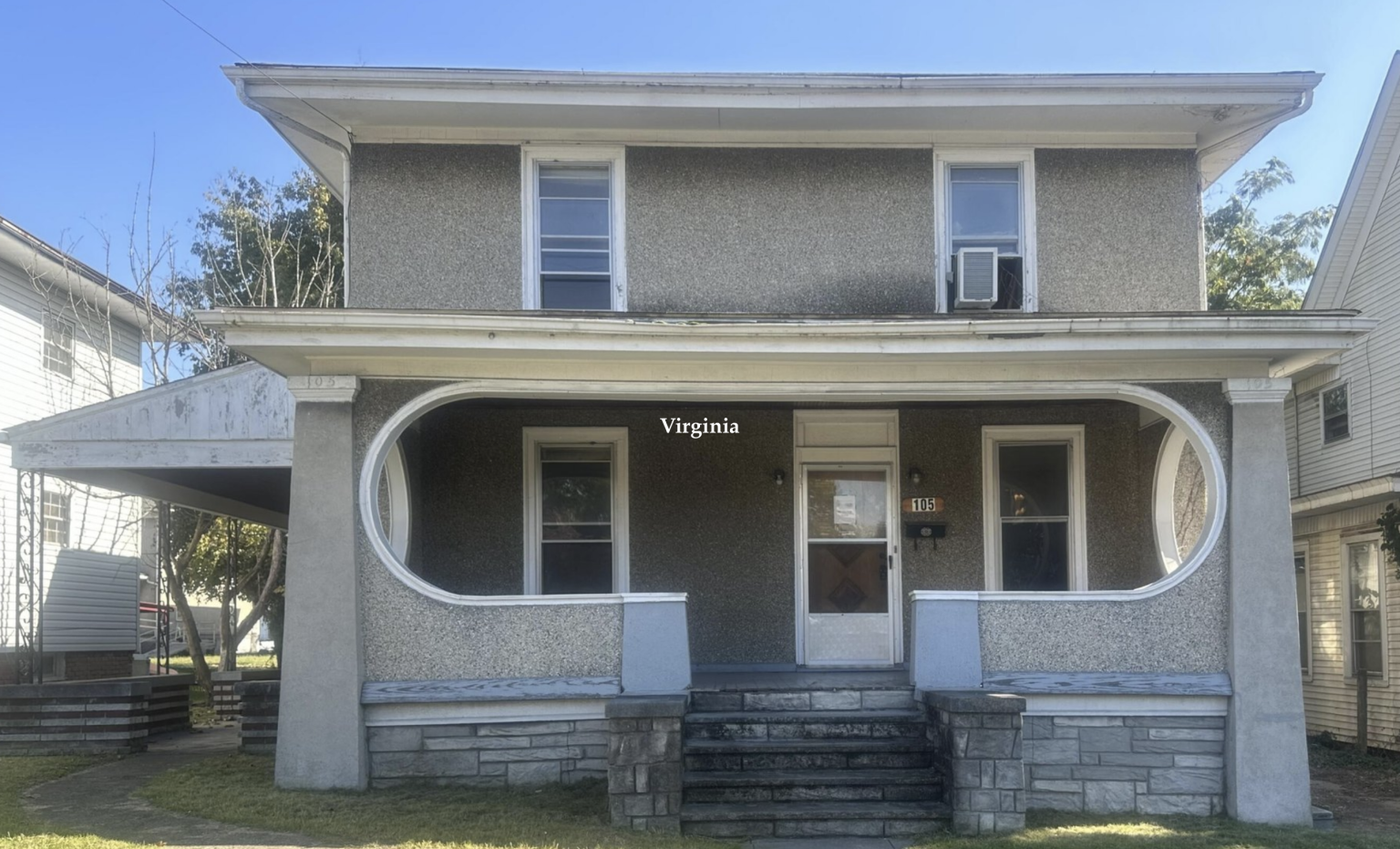 c.1935 Fixer Upper Foursquare in Virginia Reduced to $55K