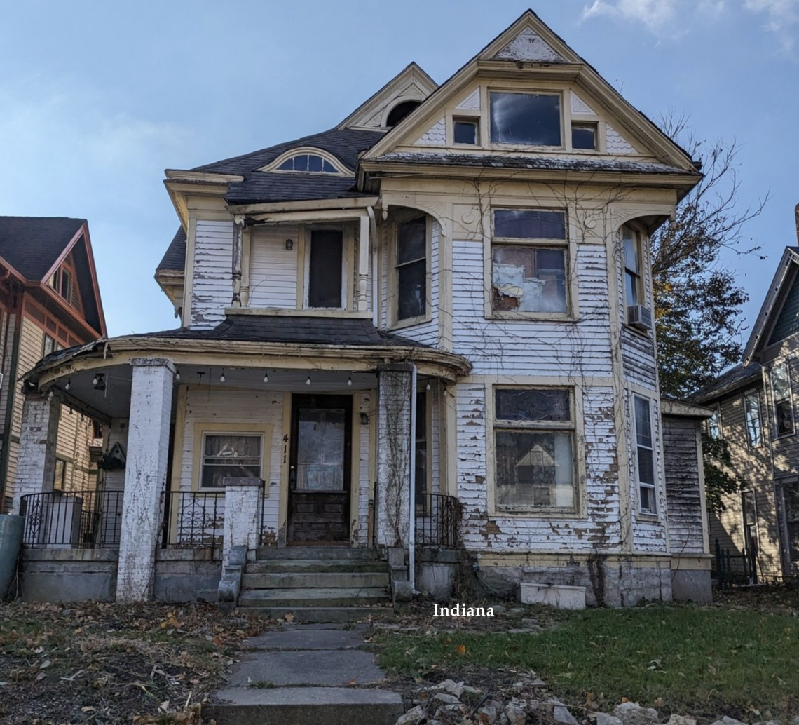 Indiana fixer upper Victorian
