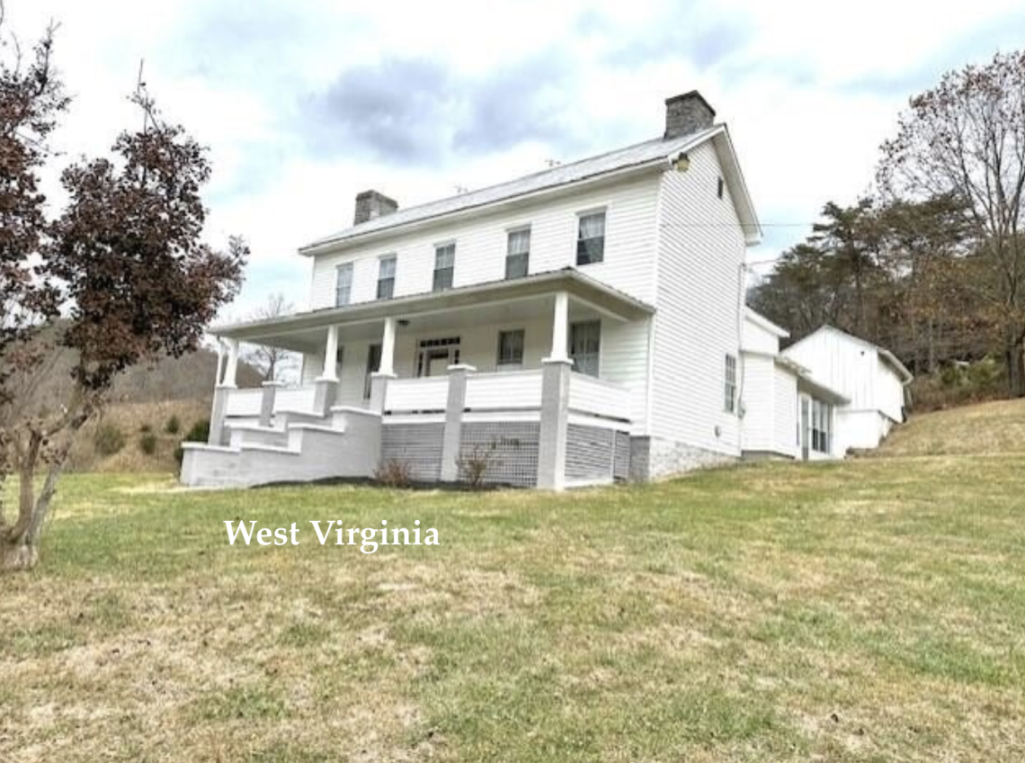West Virginia farmhouse for sale
