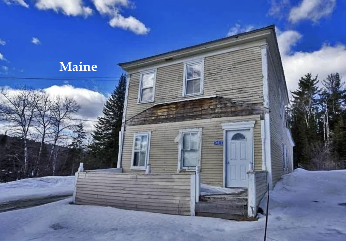 Maine farmhouse for sale