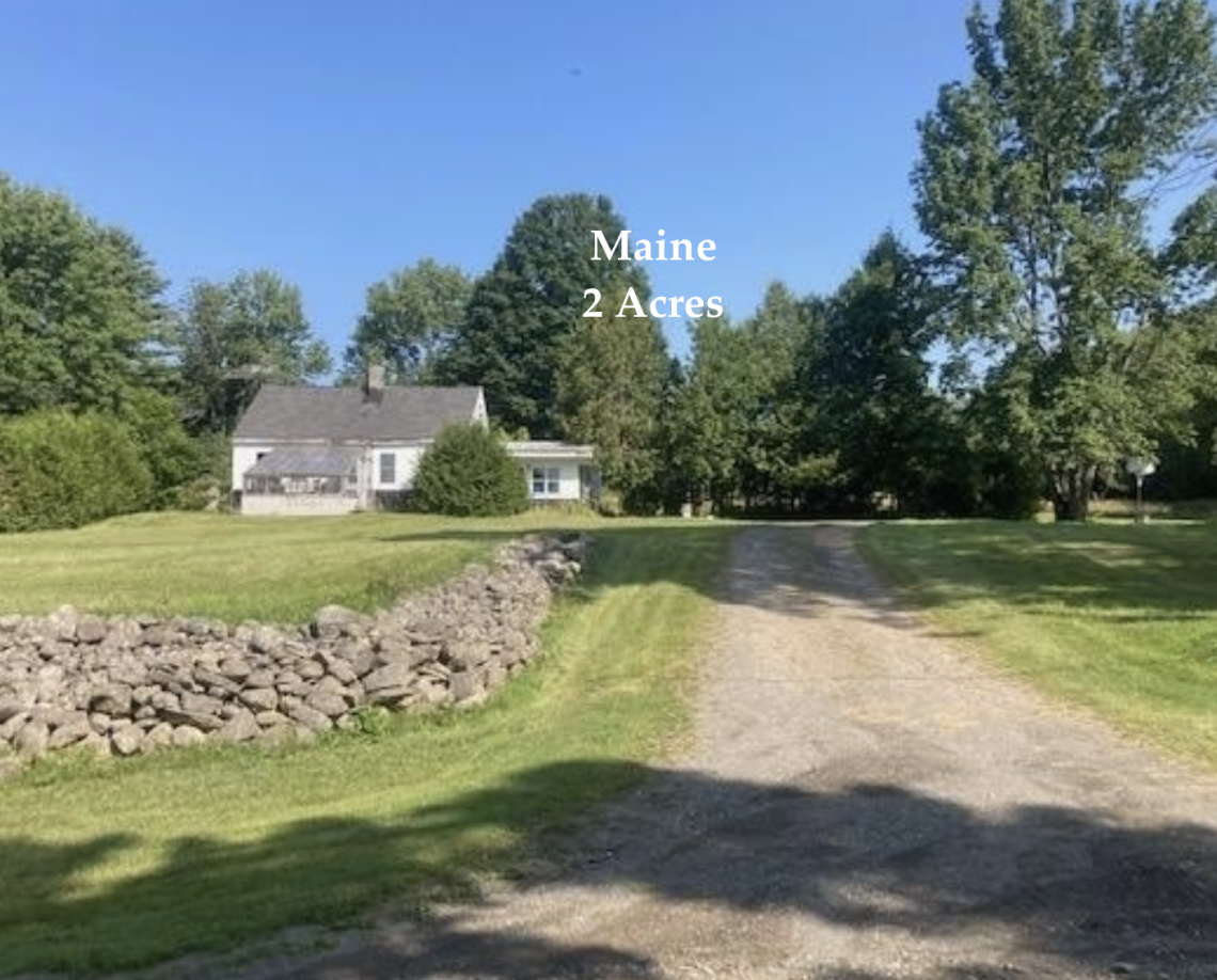 Maine farmhouse for sale