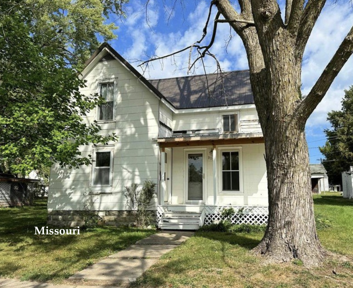 renovated home for sale in Missouri