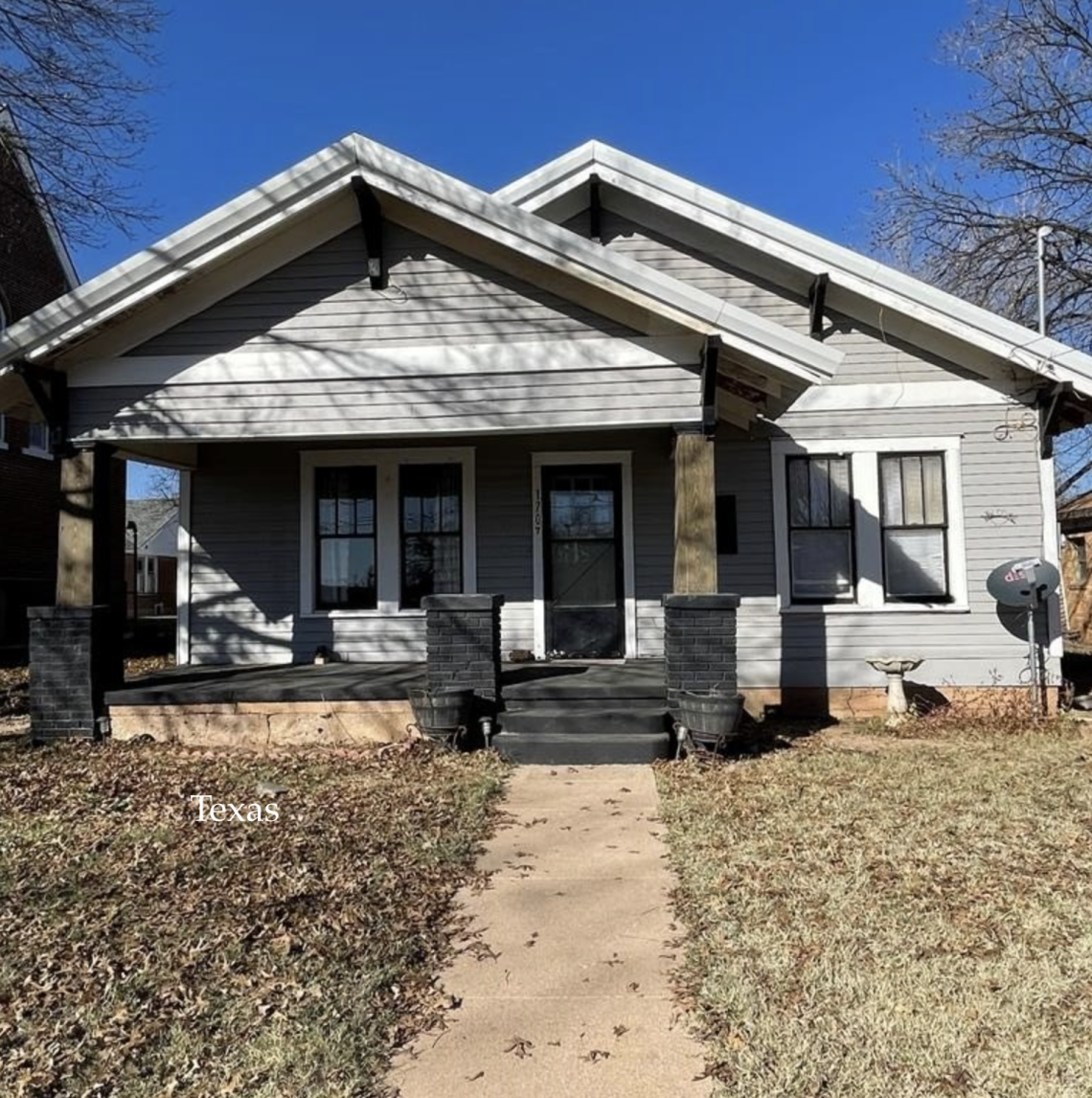 Texas bungalow for sale