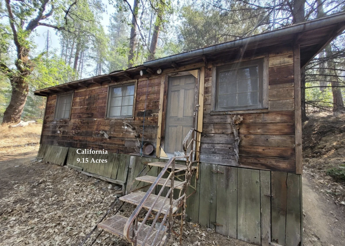California fishing cabin