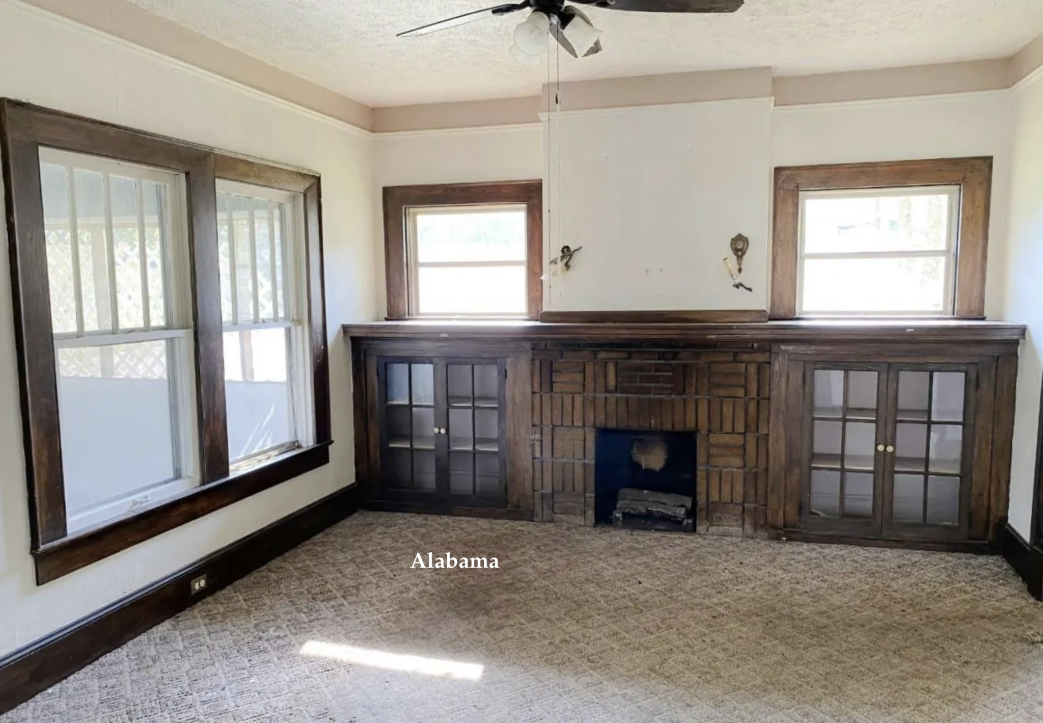 c.1940 Alabama Handyman Special With Large Yard Under $45K
