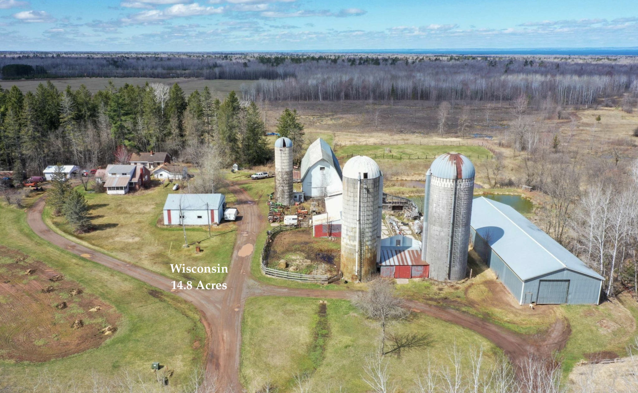 Wisconsin Farm c.1914 Wisconsin Dairy Farm For Sale on 14.8 Acres Under $175K