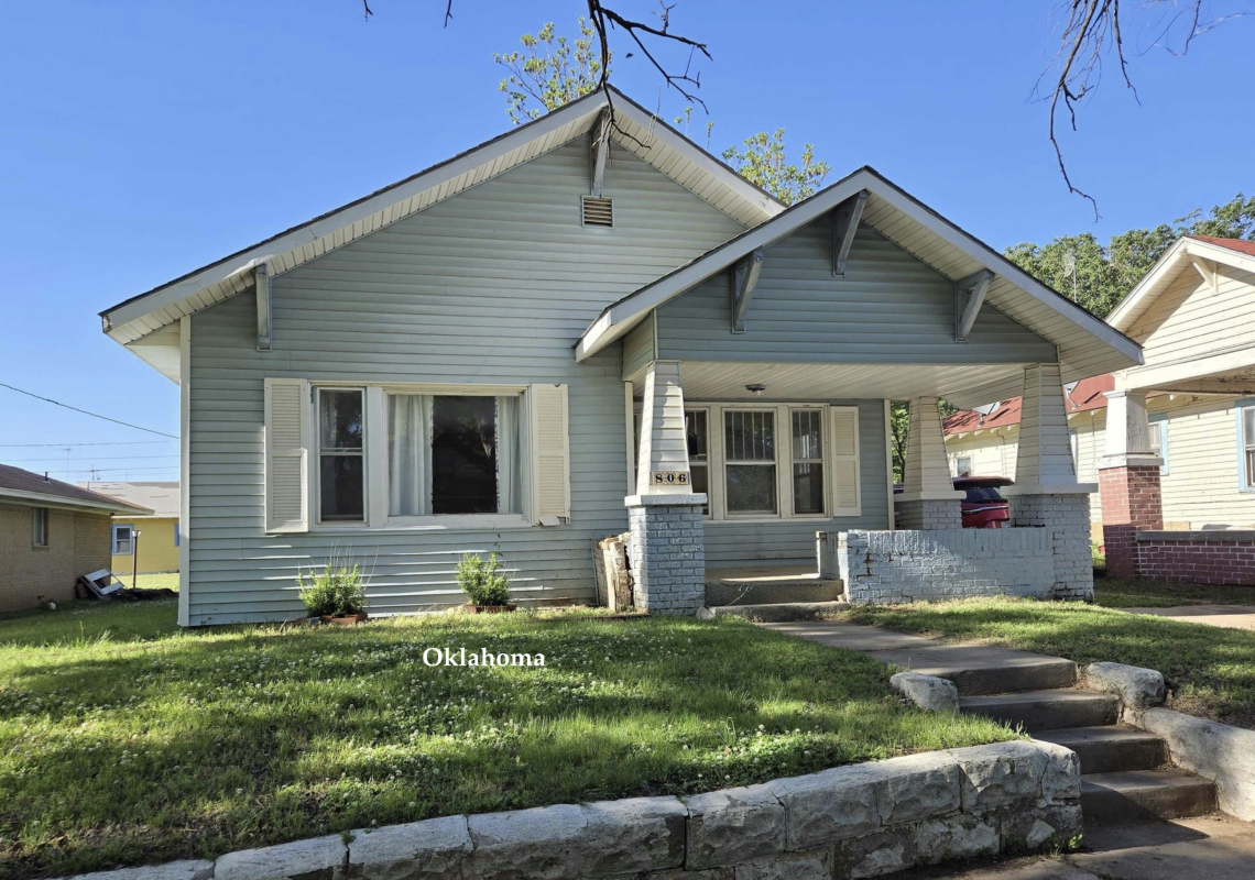 affordable Oklahoma bungalow
