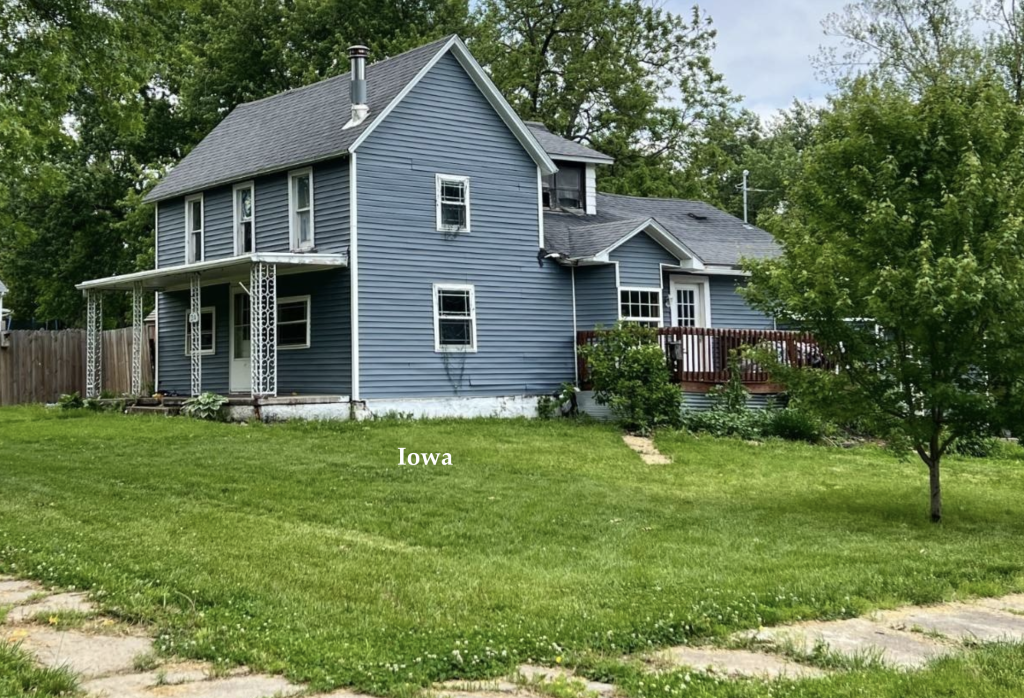 c.1898 Four Bedroom Iowa Foreclosure $25K - Pending