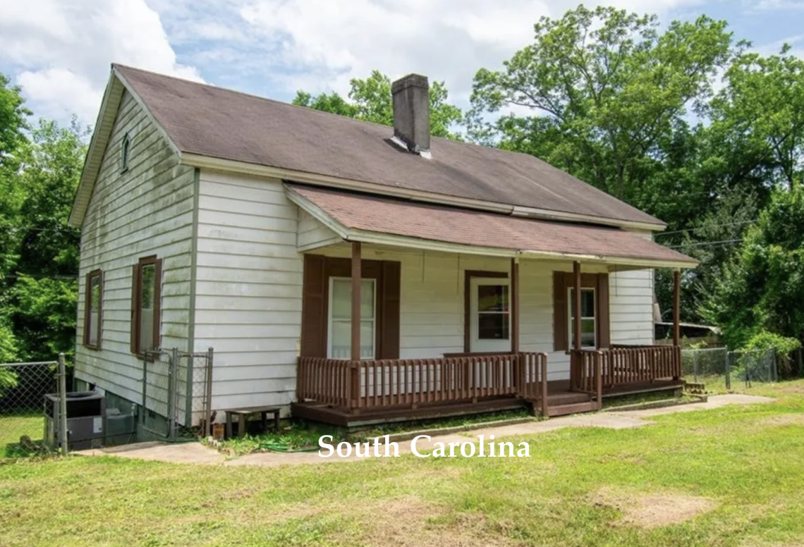 cheap old house for sale in South Carolina