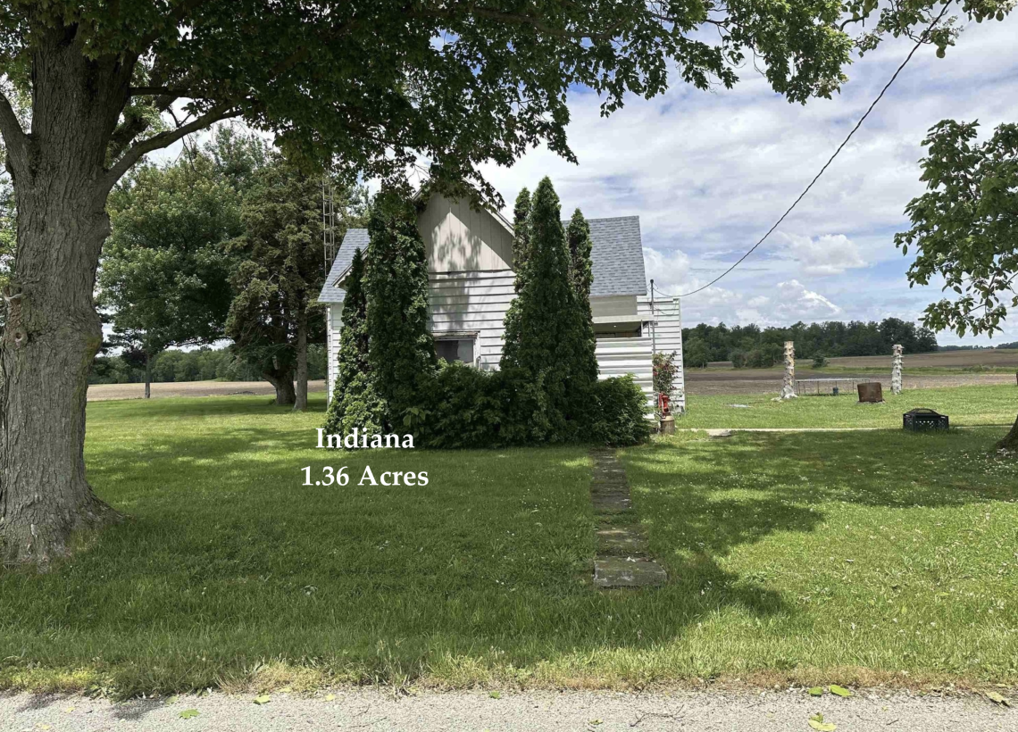 Indiana farmhouse for sale