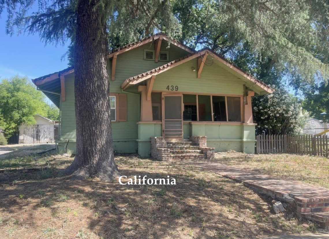 California Craftsman bungalow for sale