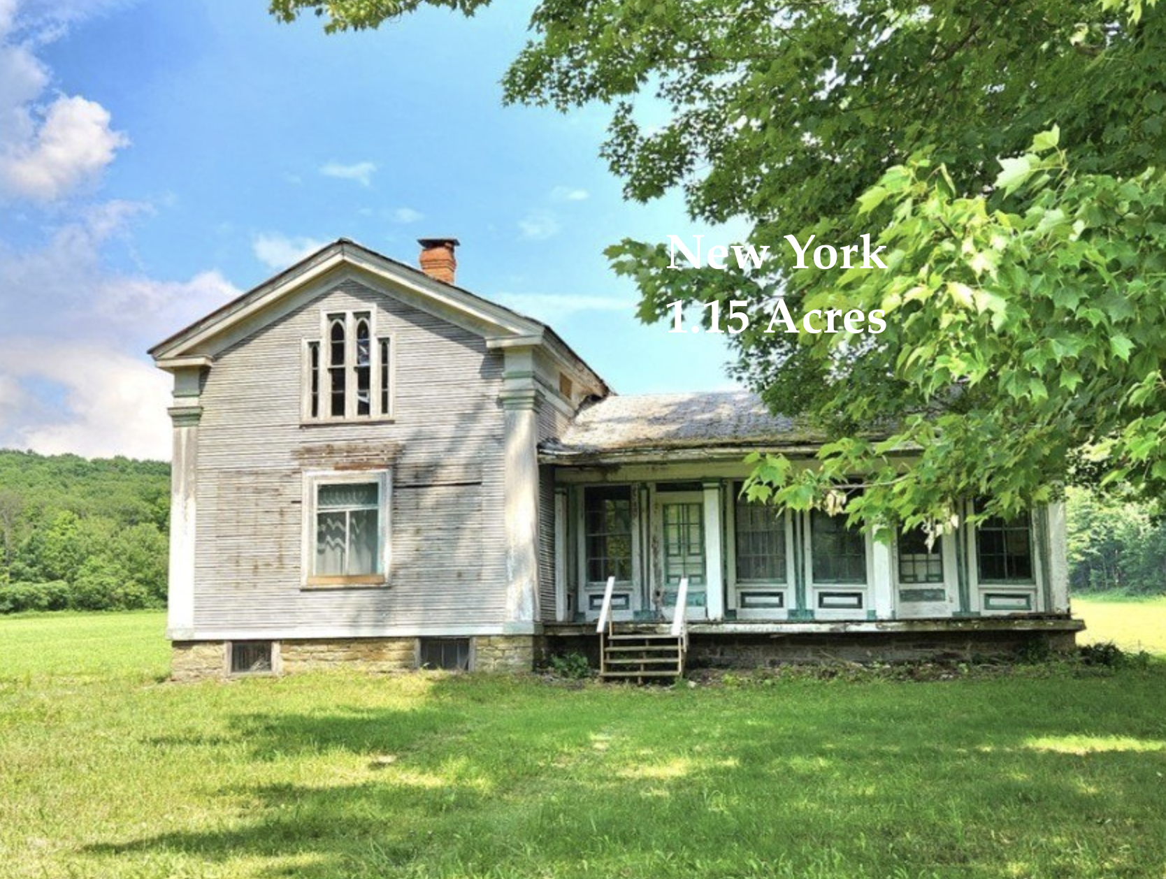 Under $100K Sunday - c.1845 New York Greek Revival Fixer Upper