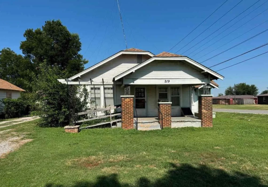 affordable Oklahoma bungalow