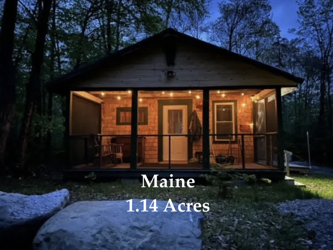 Maine camp for sale