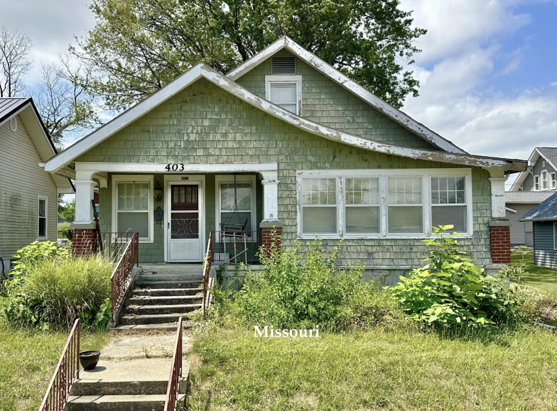 Missouri fixer upper bungalow