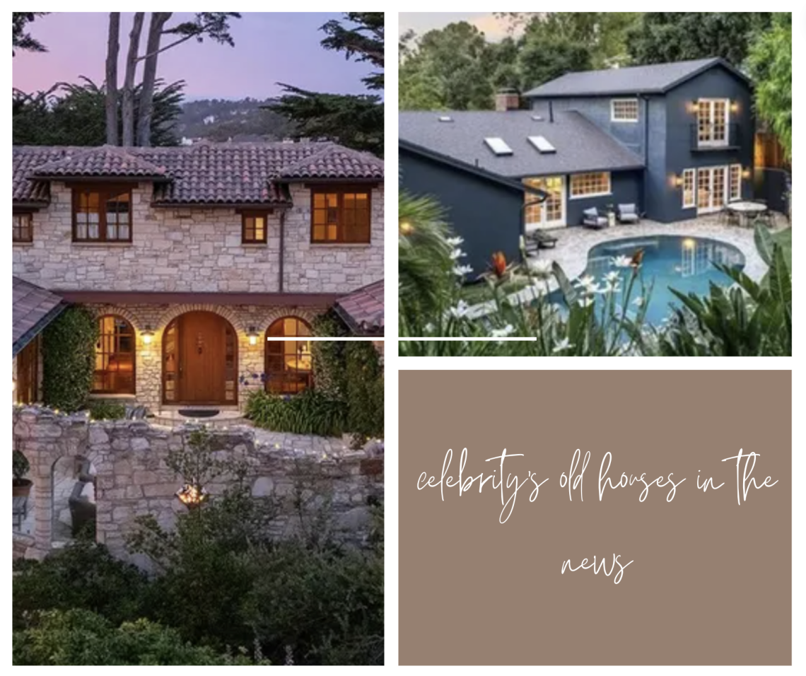 celebrity's old houses in the news