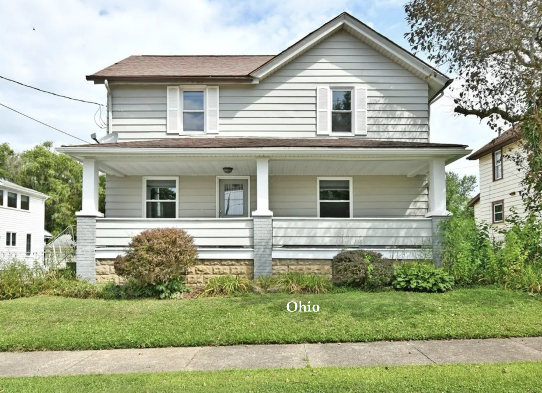 Under $75K Thursday - Handsome c.1915 Ohio Handyman Special $73K