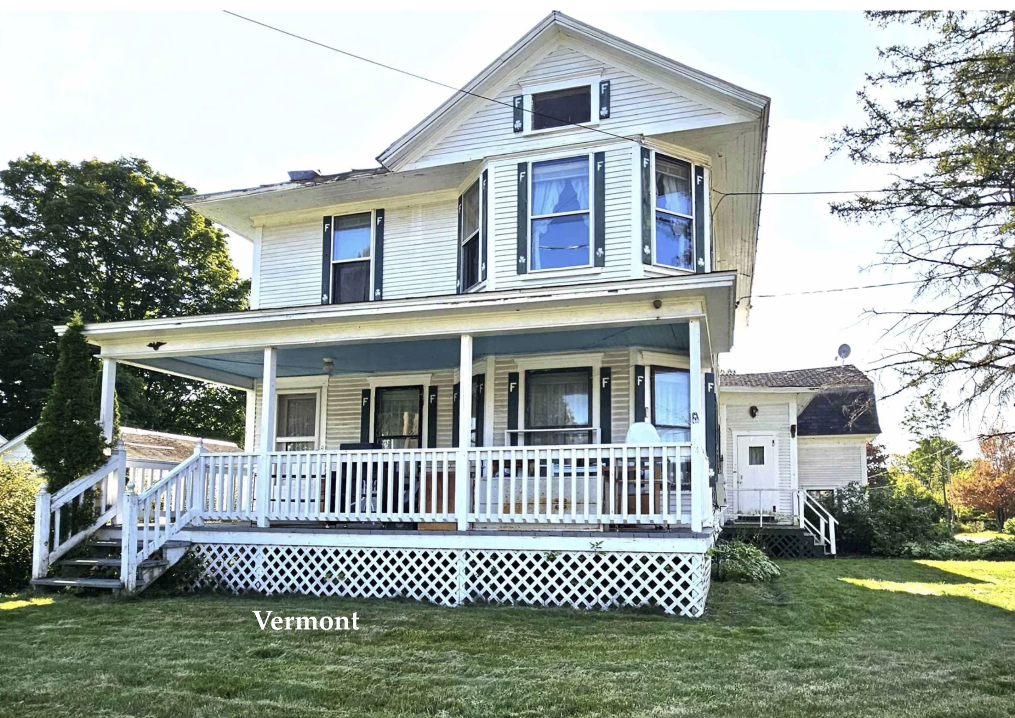 c.1907 Vermont Handyman Special With Carriage House Under 100K