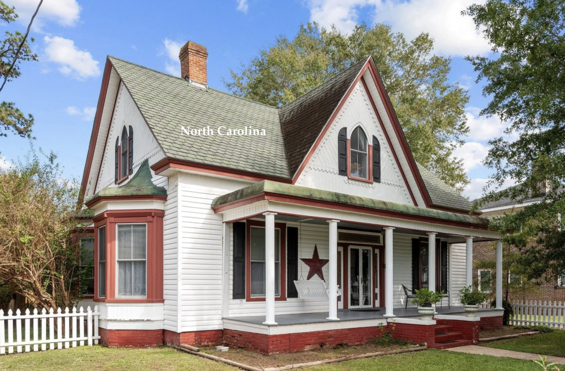 Gothic Revival home for sale in North Carolina