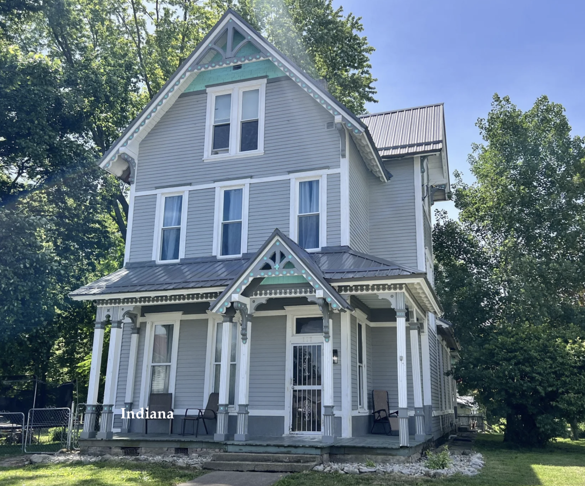 Indiana Victorian home for sale