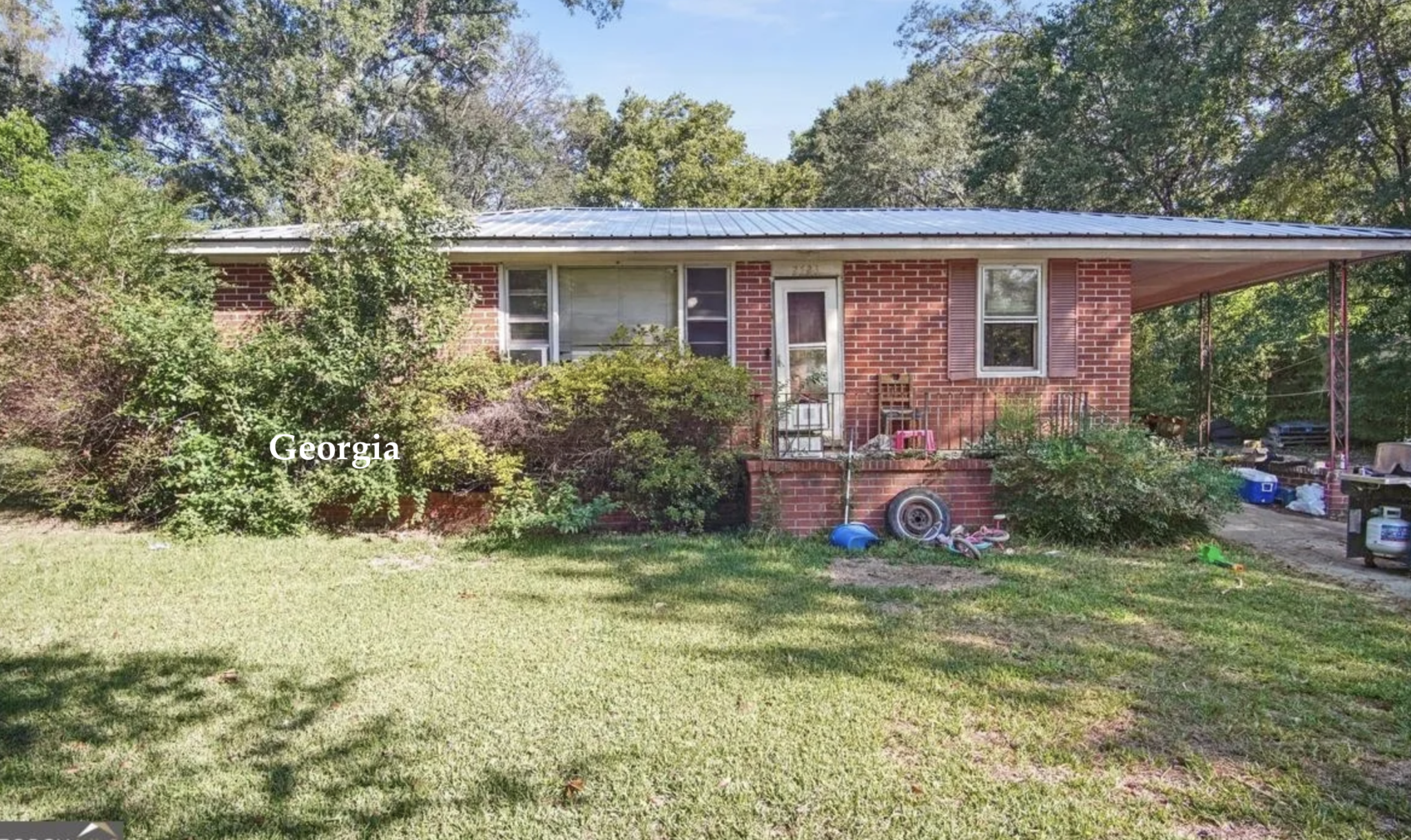 Georgia Rhoem Michigan c.1958 Three Bedroom Affordable Georgia Home $59,900
